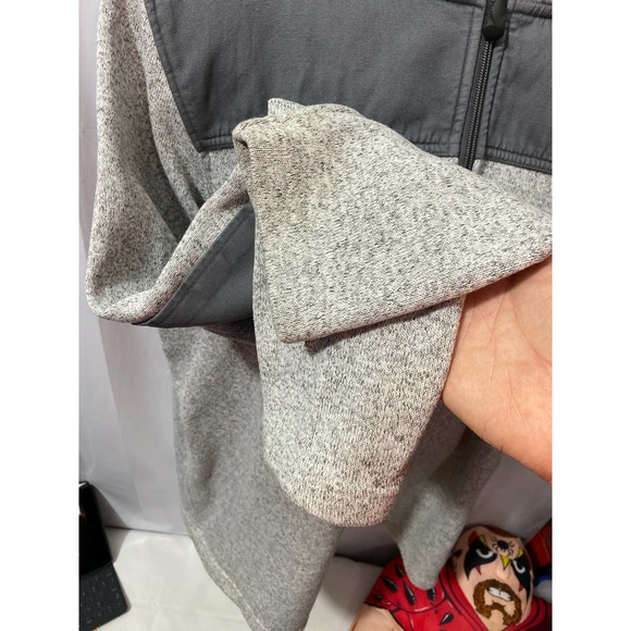 Field & Stream Men’s Jacket Quarter Zip Gray Sz XLT - Picture 10 of 16